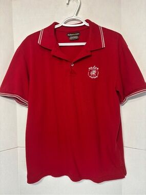 Atlas for Men Maori Cup 3 Button Polo Shirt Large 100% Cotton